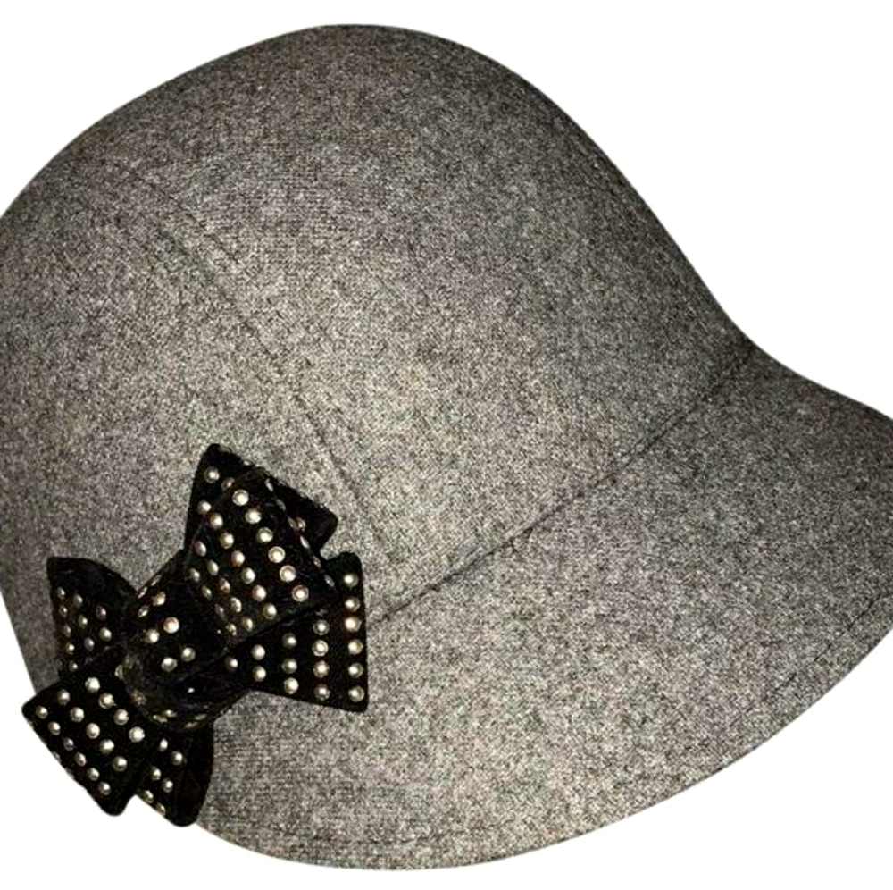 Charming Charlie Gray Bowler Hat